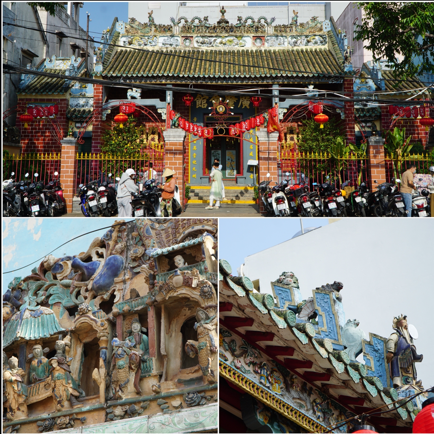 Chùa Ông tại Cần Thơ mang đậm nét văn hóa của đồng bào dân tộc Hoa.