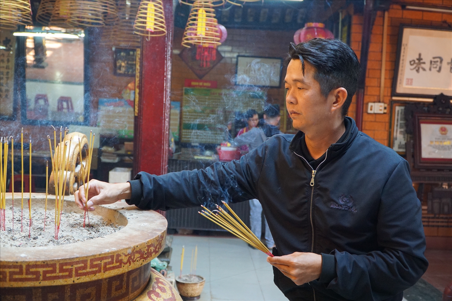 Anh Trung Tấn Phong cho biết, Tết Nguyên đán là dịp lễ đặc biệt của đồng bào Hoa.