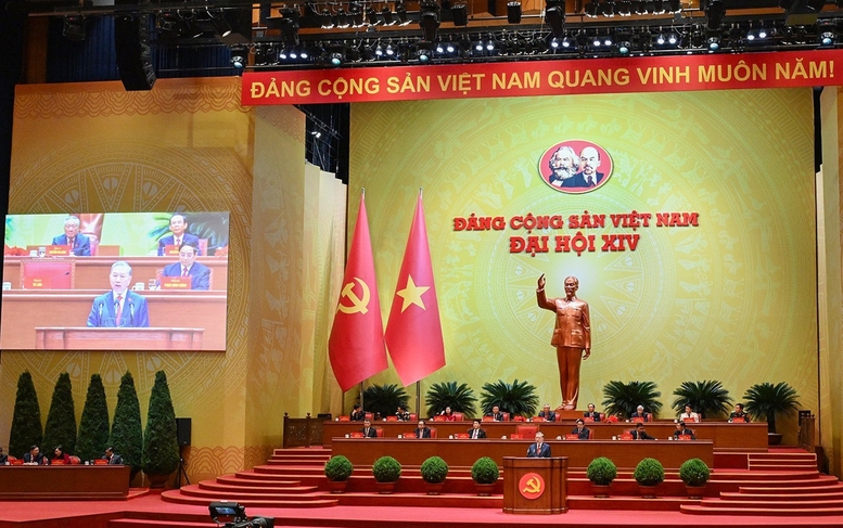 Đại hội Đại biểu toàn quốc lần thứ XIV của Đảng. (Ảnh: TTXVN)