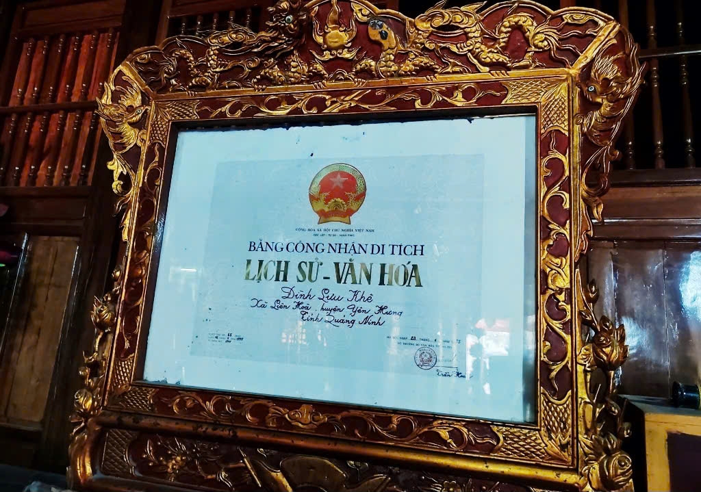 Đình Lưu Khê được công nhận là Di tích kiến trúc nghệ thuật cấp quốc gia vào năm 1995 