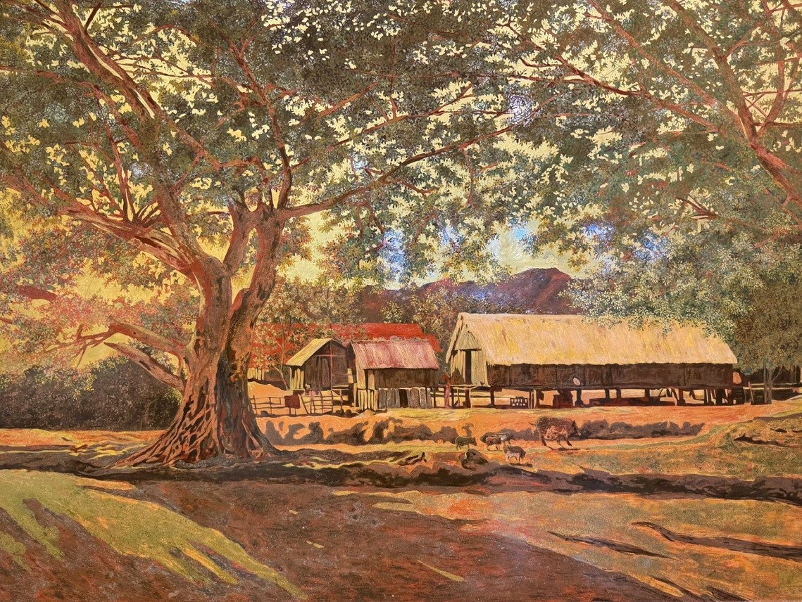 Em kg bài: Sắc màu sơn mài hút khách du Xuân 5