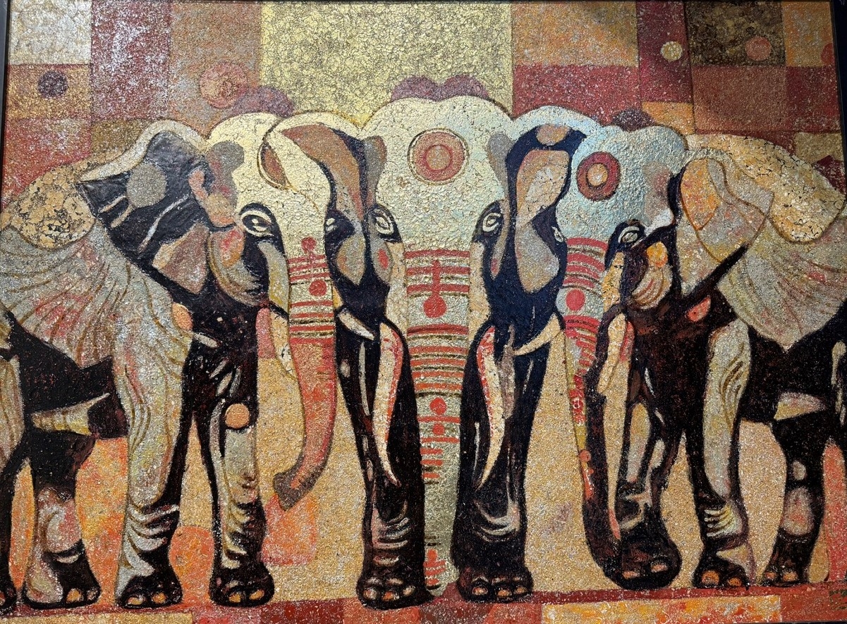 Em kg bài: Sắc màu sơn mài hút khách du Xuân 8