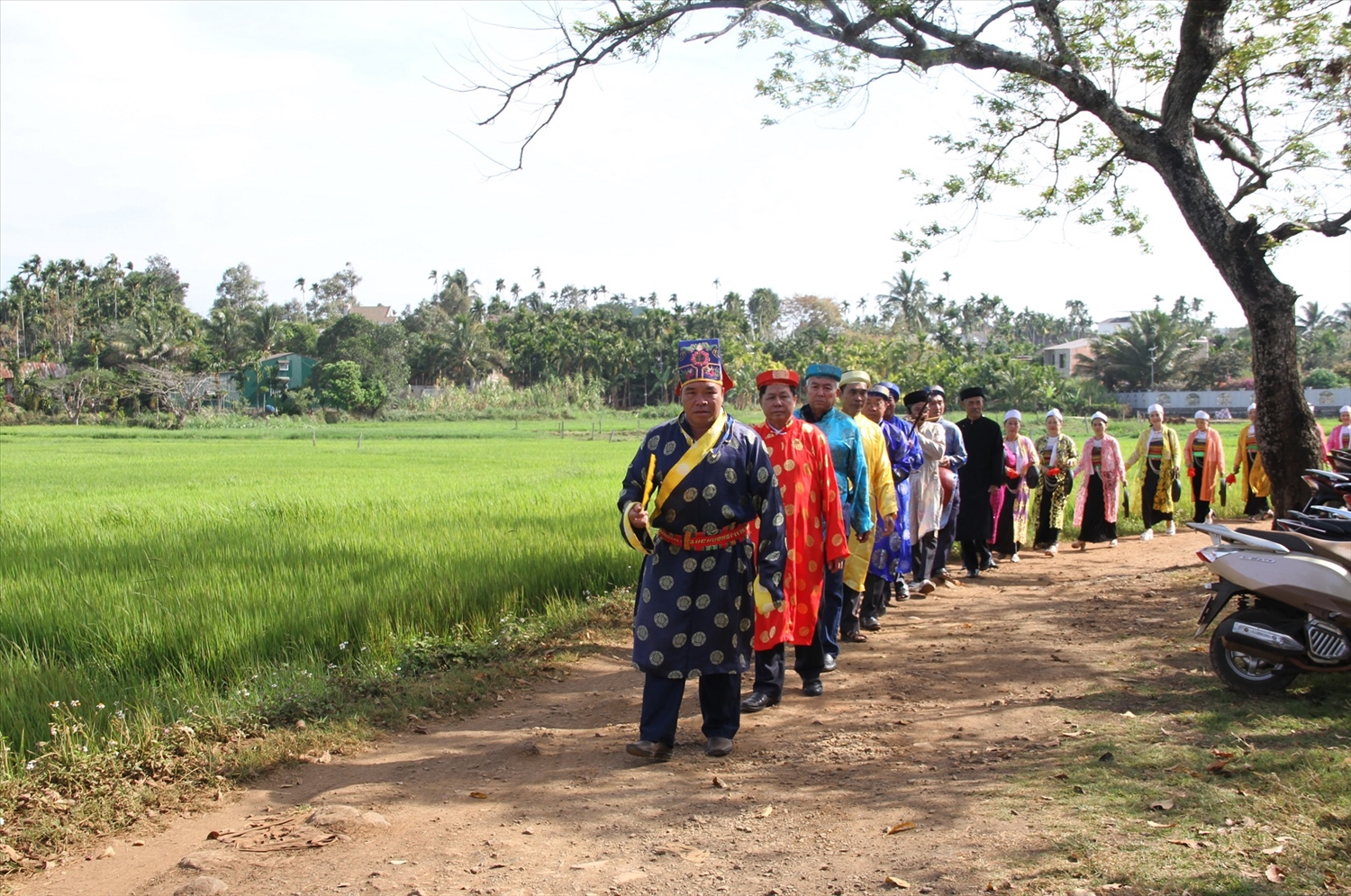 Em kg tin ảnh: Từ mái đình giữa đồng lúa, người Mường mở hội hạ nêu 8