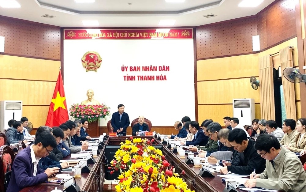 Đoàn công tác của Bộ Nông nghiệp và Môi trường làm việc với tỉnh Thanh Hóa ngày 3/2