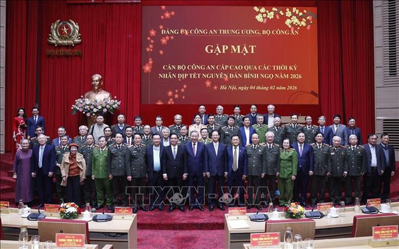 Tổng Bí thư Tô Lâm và các đại biểu - Ảnh: TTXVN