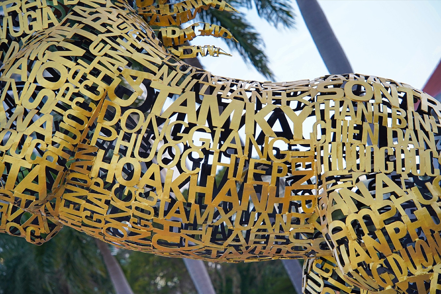 Linh vật được ghép tên các địa danh phường, xã, đặc khu ở Đà Nẵng. (Ảnh ĐN)