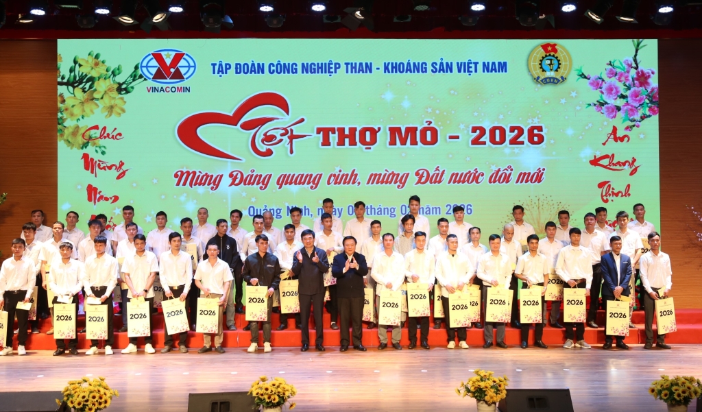 Chương trình Tết thợ mỏ - 2026 mang lại nhiều ý nghĩa thiết thực
