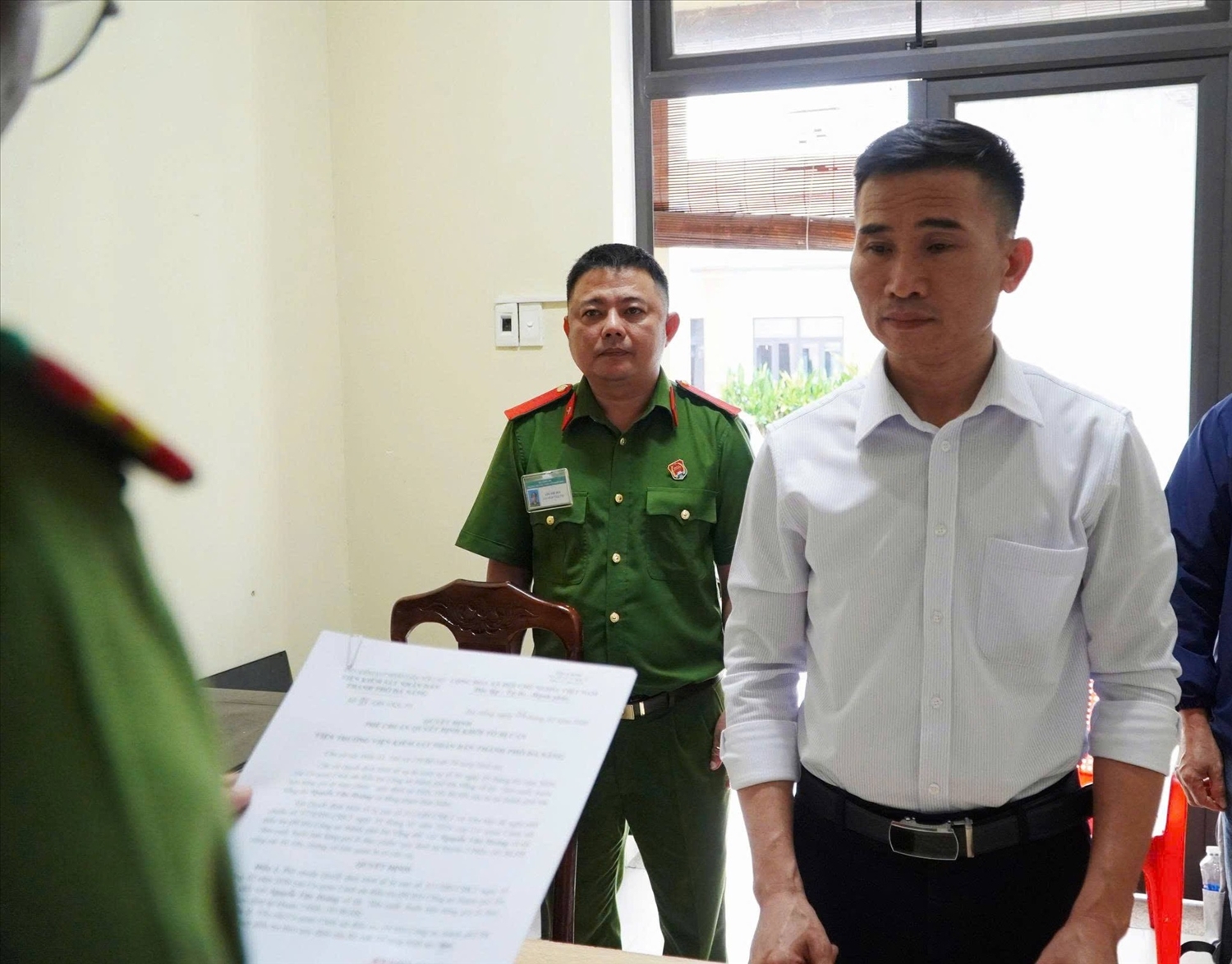 Nguyễn Văn Hoàng bị khởi tố để điều tra. (Ảnh Công an cung cấp)