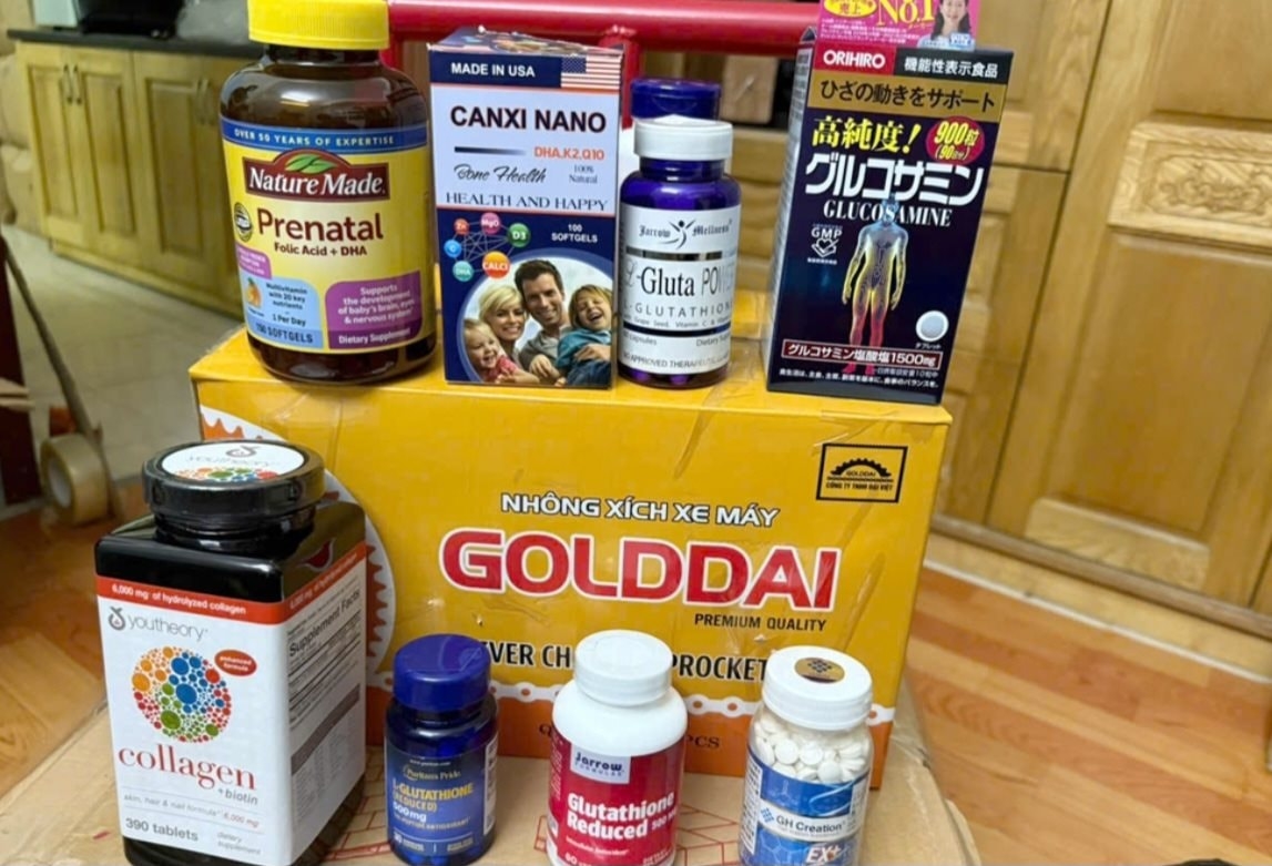 Một số loại thuốc giả do Công an thu giữ.