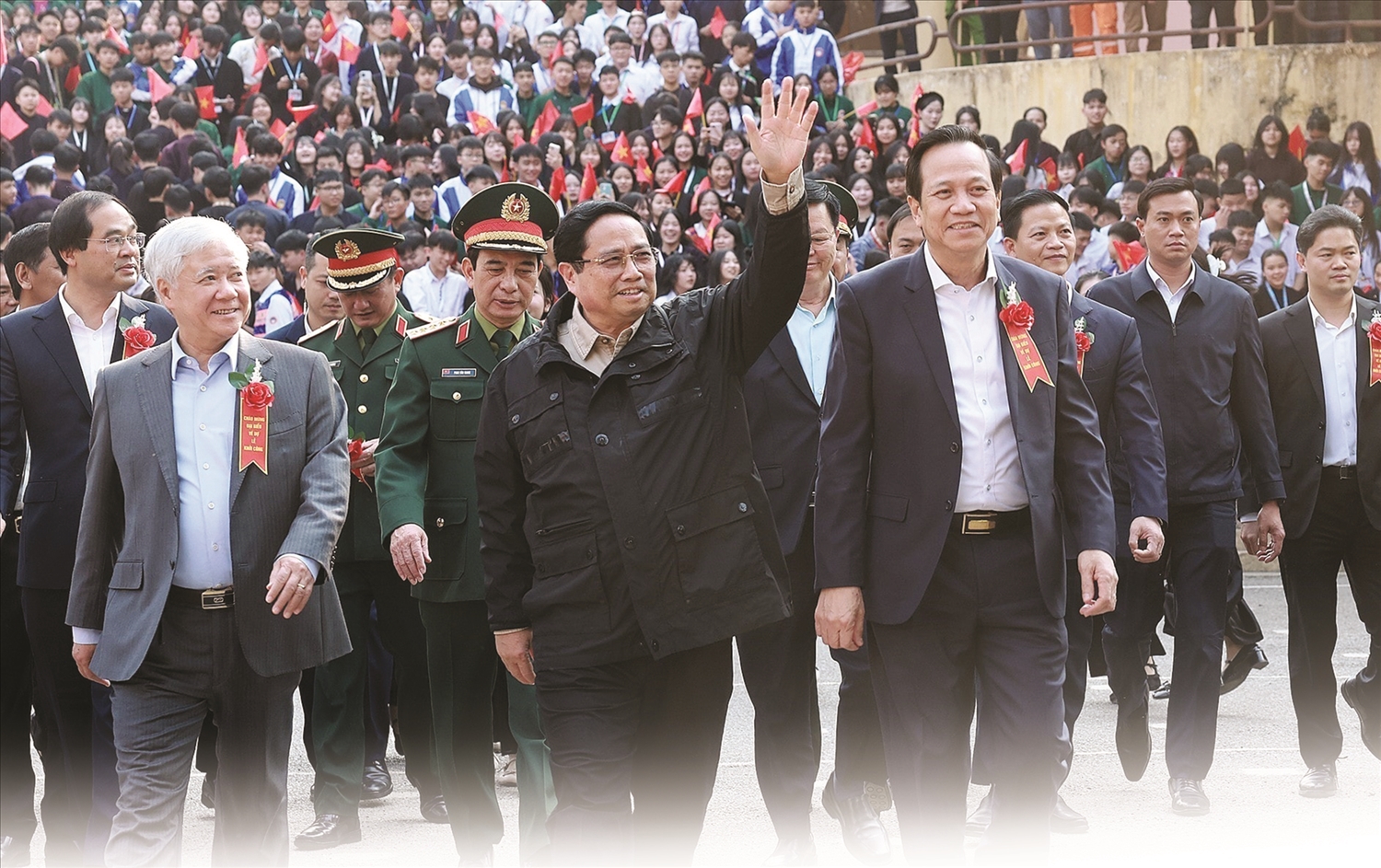 Thủ tướng Phạm Minh Chính dự Lễ khởi công Dự án đầu tư cơ sở vật chất cho Trường Phổ thông Vùng cao Việt Bắc, Thái Nguyên ngày 11/1/2026