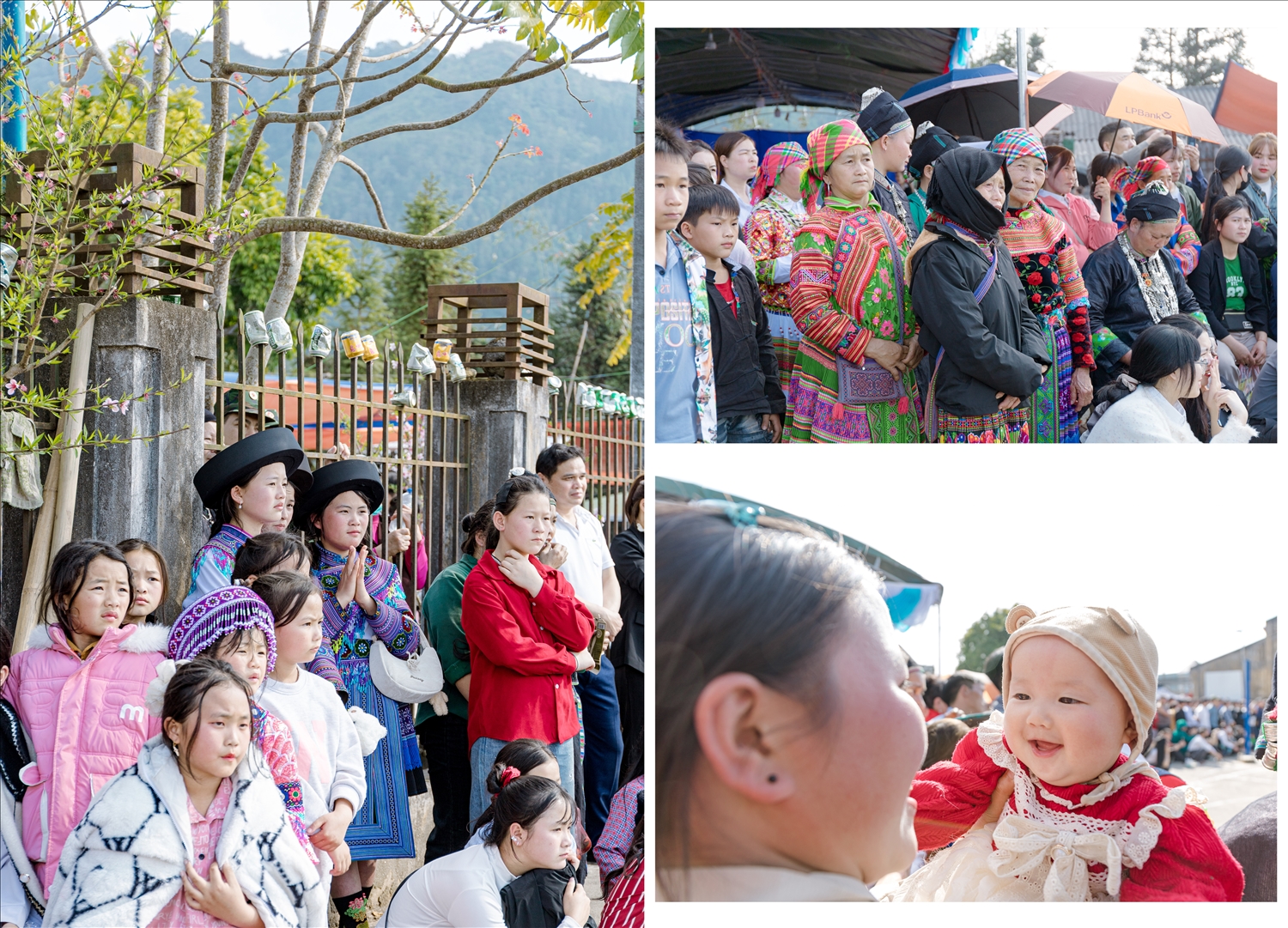 Bà con các dân tộc gần xa nô nức về dự lễ hội Gầu Tào xã Thàng Tín