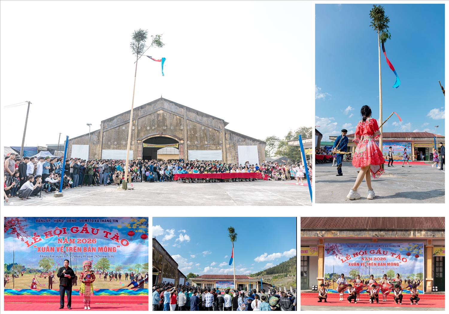 Các hoạt động tại lễ hội Gầu Tào xã Thàng Tín thu hút đông đảo người dân và du khách tham gia