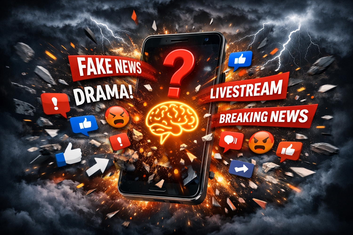 Người dùng mạng xã hội dễ bị cuốn vào các tranh cãi trực tuyến khi thông tin chưa được kiểm chứng lan truyền nhanh chóng - Ảnh: IT