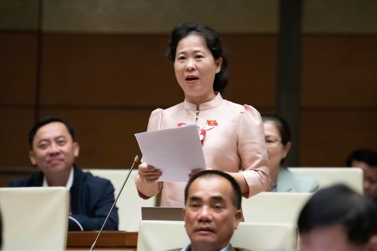 Bà Tô Ái Vang luôn dành tâm huyết cho sự phát triển vùng đồng bào DTTS