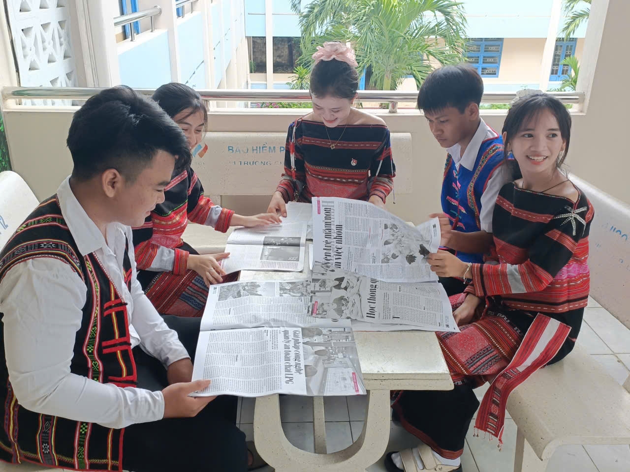 Học sinh DTTS đang học tập tại các trường dân tộc nội trú trên địa bàn tỉnh Gia Lai dự kiến được hỗ trợ thêm tiền ăn với mức 540.000 đồng/học sinh/tháng. (Ảnh: L.P)