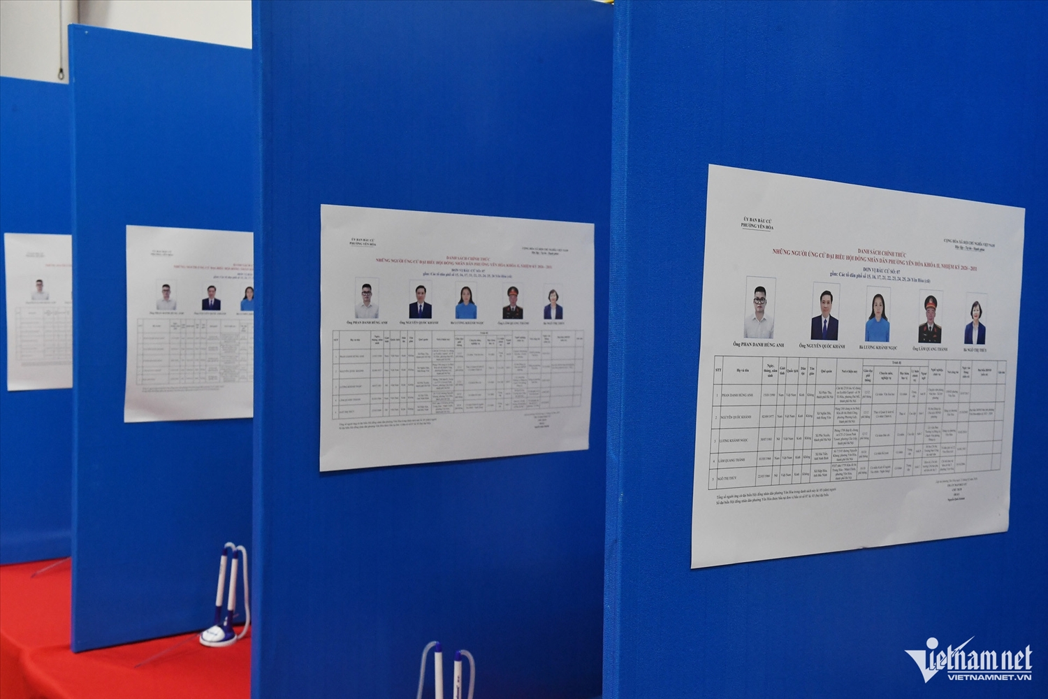 Bộ trưởng Đào Ngọc Dung bỏ phiếu tại phường Yên Hòa, Hà Nội 1