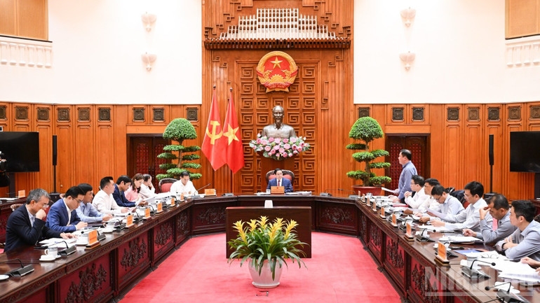 Quang cảnh cuộc họp. (Ảnh: TRẦN HẢI)