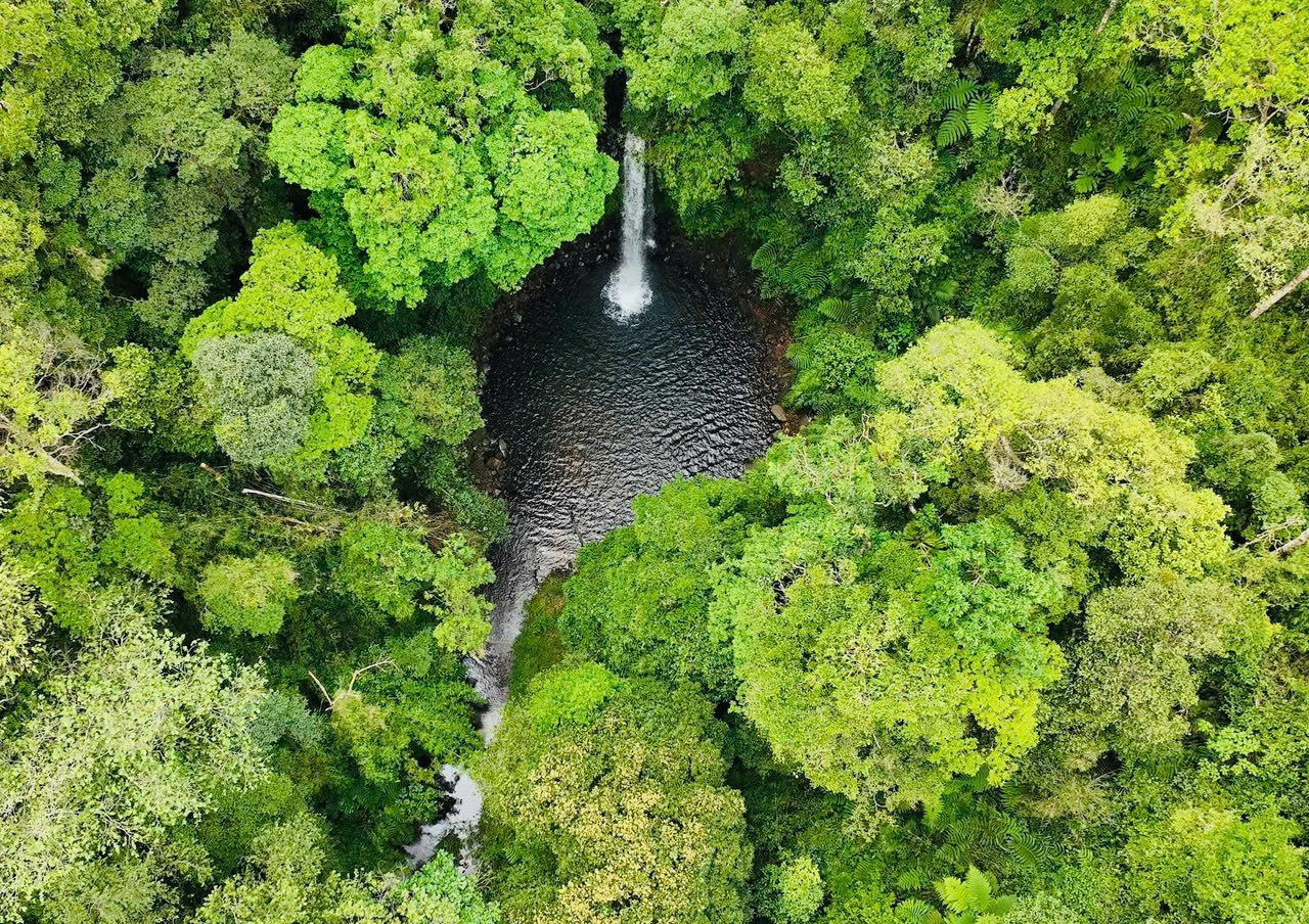 Xã Kon Plông có diện tích rừng nguyên sinh lớn và nhiều thác nước đẹp, đây là tiềm năng để phát triển du lịch sinh thái