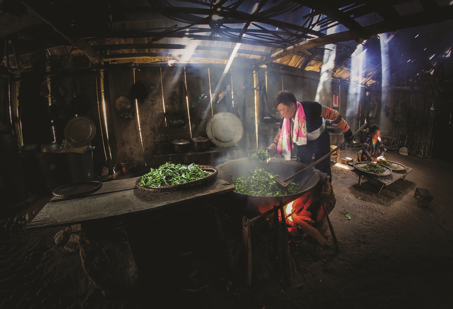 Công đoạn sao chè