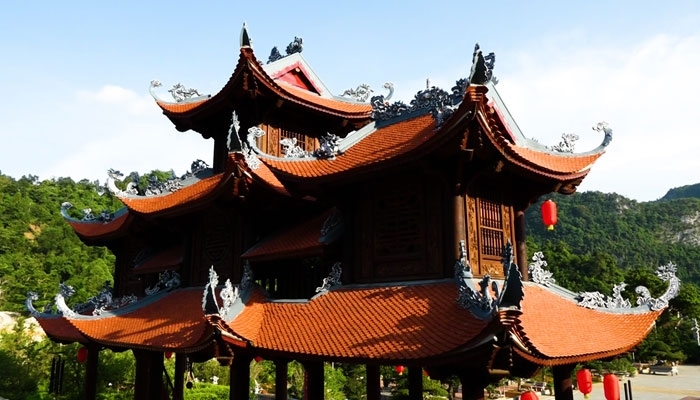 Chùa được xây dựng từ năm 2015 mang kiến trúc thuần Việt, đậm nét văn hóa Bắc Bộ,