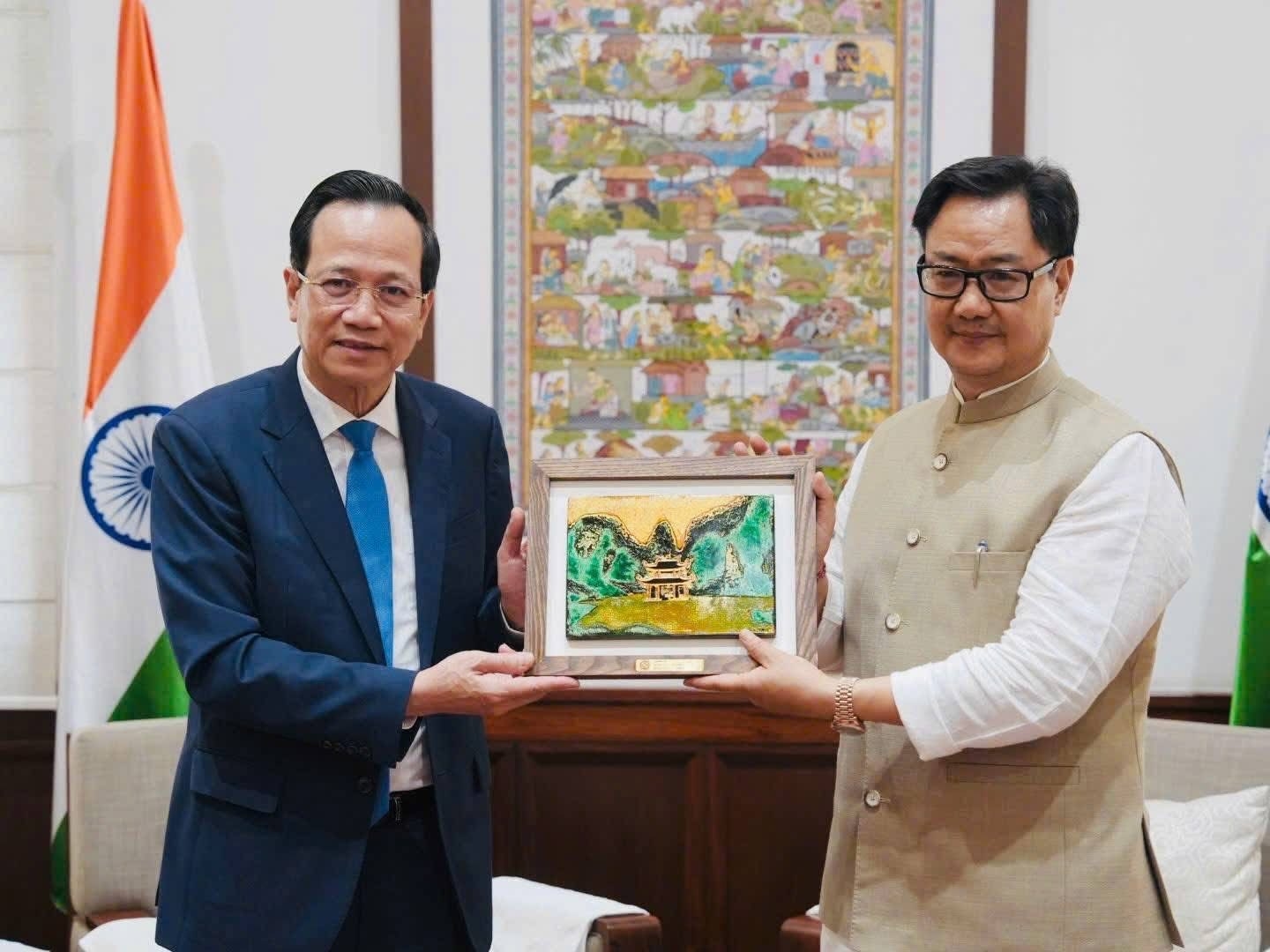 (Tin Bộ trưởng đi thăm Ấn Độ) Việt Nam - Ấn Độ thúc đẩy hợp tác về công tác dân tộc và tôn giáo 2