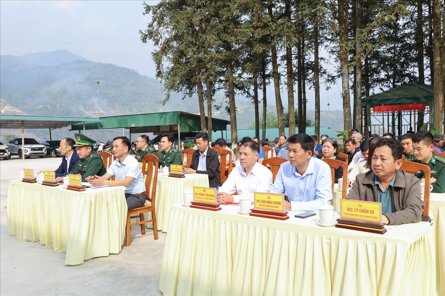 Đại biểu tham dự Ngày hội Biên phòng toàn dân năm 2026 tại Đồn Biên phòng Thàng Tín