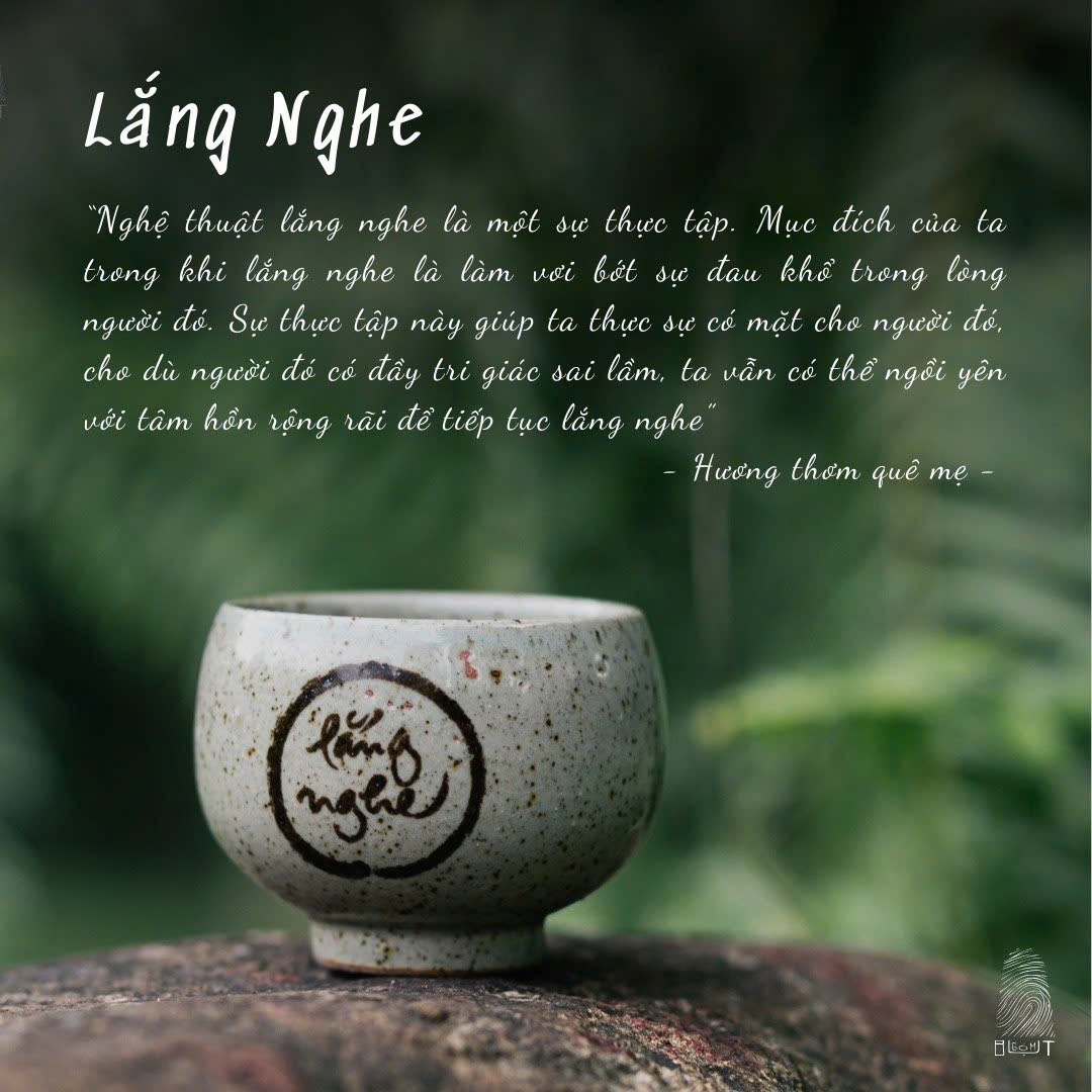 Lắng nghe bằng cả trái tim là món quà lớn nhất ta có thể tặng cho người mình thương