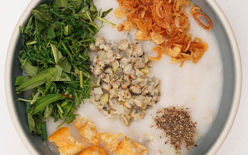 Cháo hến tăng cường hệ miễn dịch