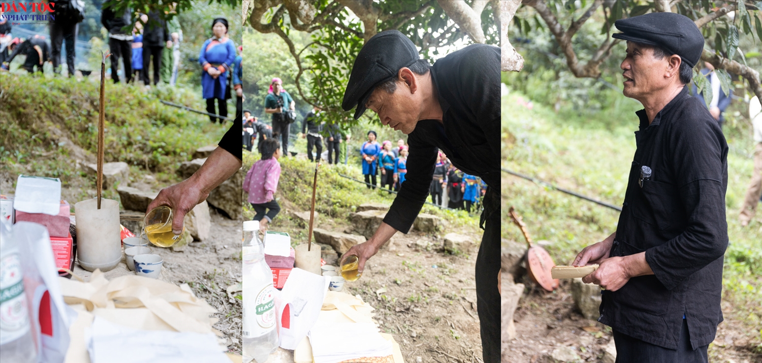 Nghi thức dâng hương mở đầu buổi lễ như một lời tri ân, cầu mong sự bình yên, mưa thuận gió hòa cho mùa trà mới.