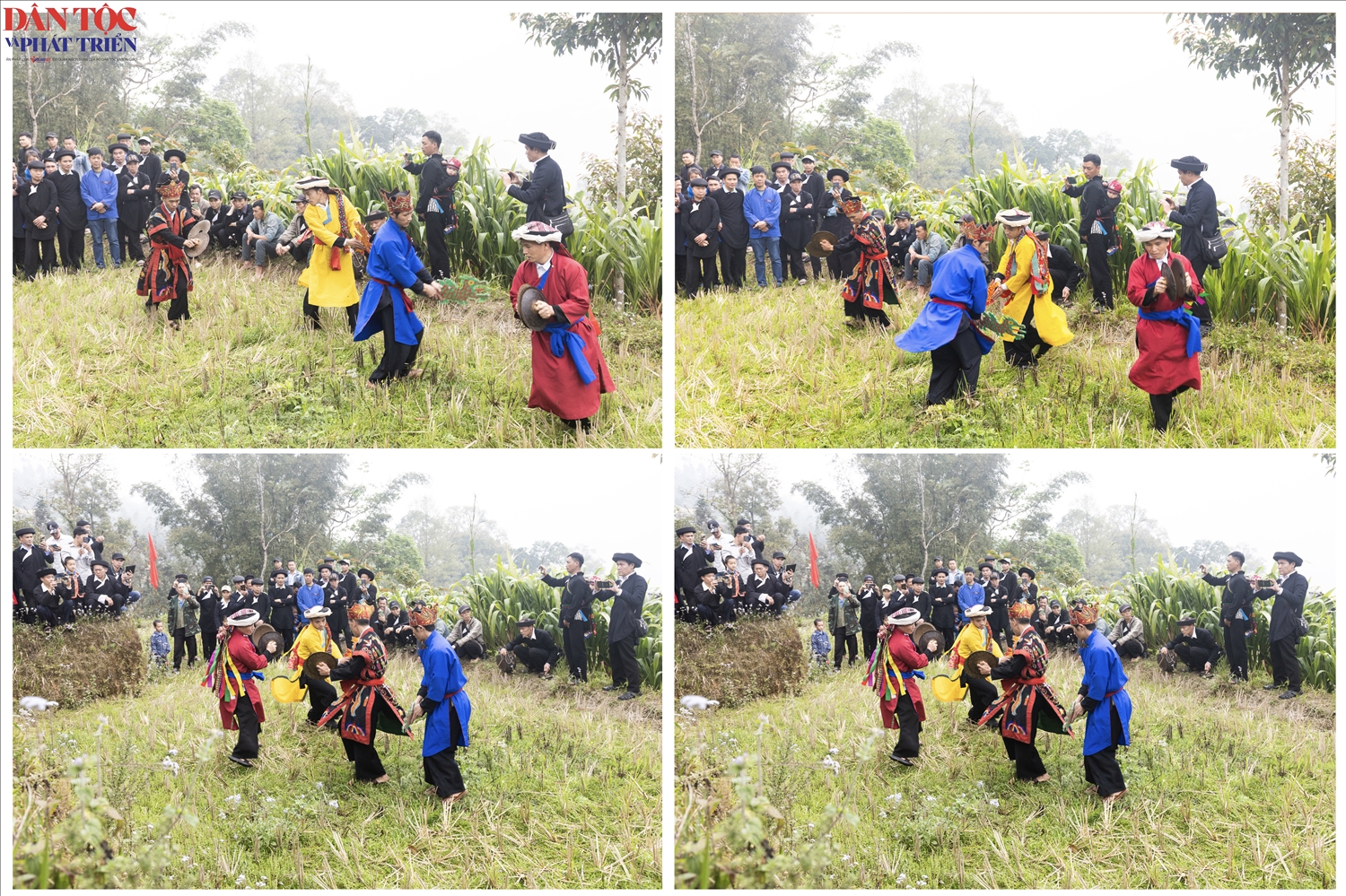 Trong khuôn khổ lễ cúng, còn có không gian tái hiện điệu múa rồng truyền thống của người Dao, tạo nên sắc màu sinh động, góp phần tôn vinh nét đẹp văn hóa và làm phong phú thêm đời sống tinh thần của cộng đồng.