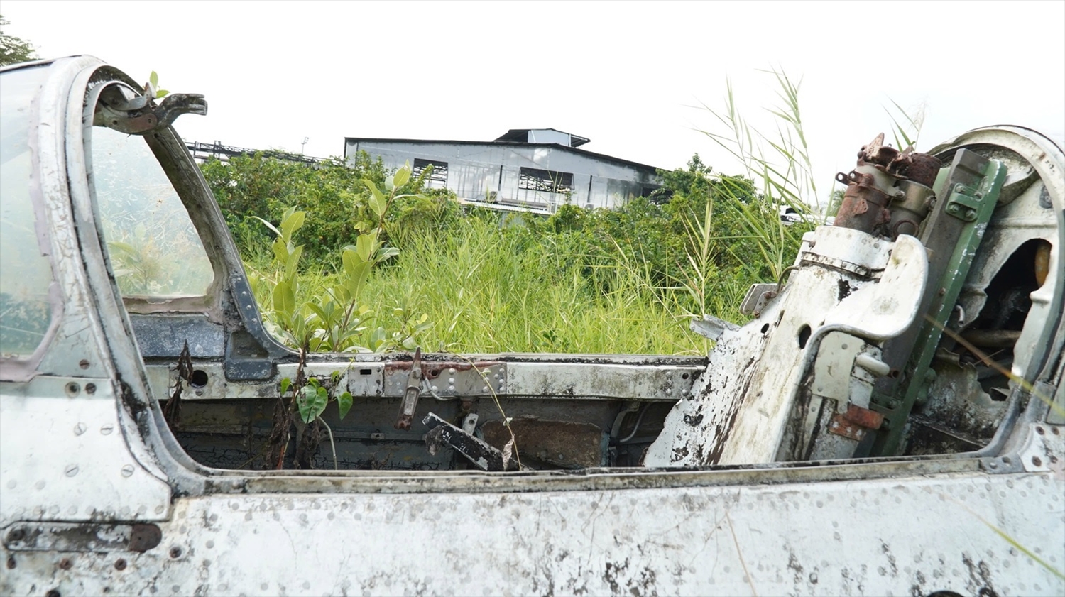 Chiếc máy bay đã xuống cấp trầm trọng 