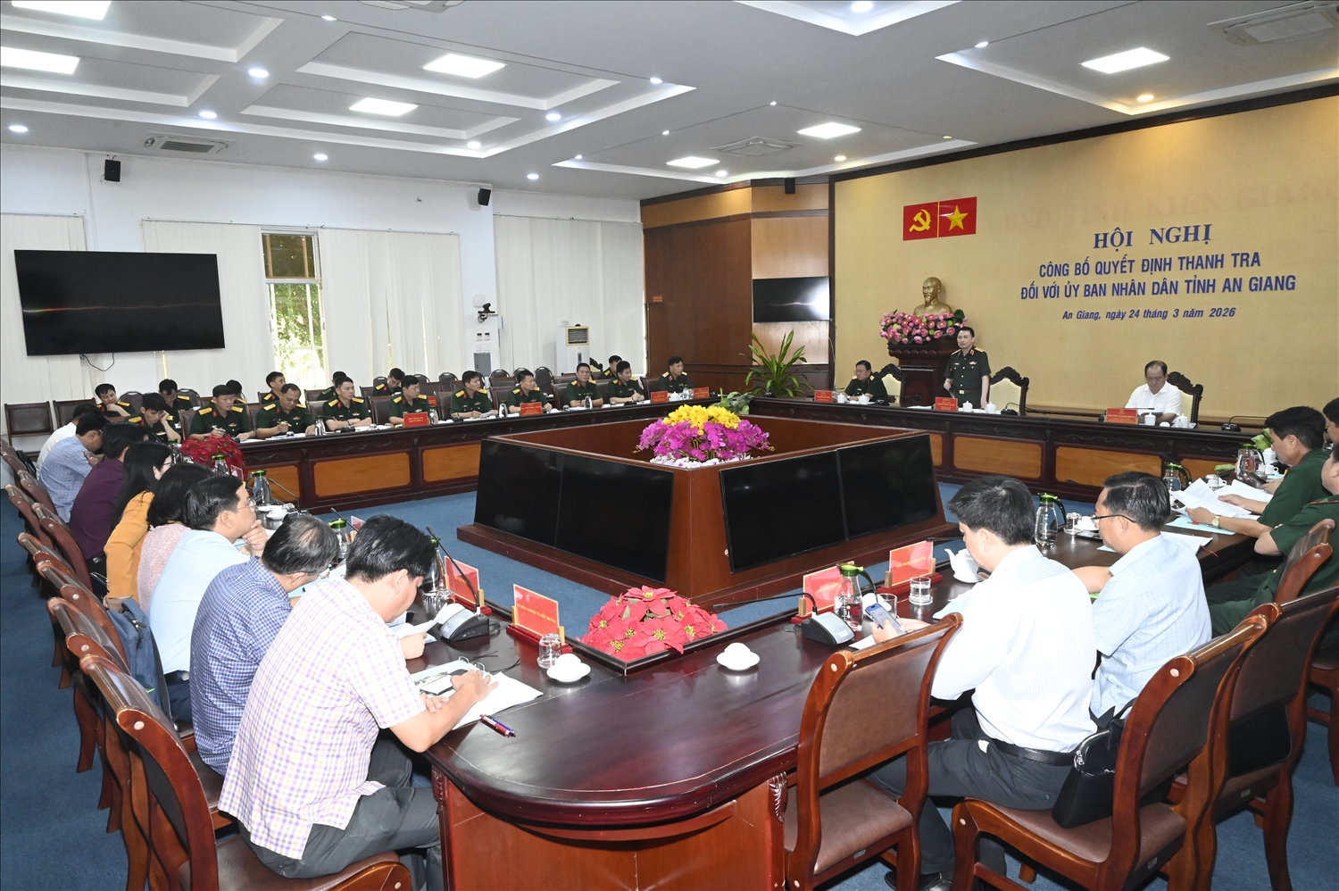 Đợt thanh tra sẽ giá toàn diện về việc tổ chức thực hiện nhiệm vụ quốc phòng, quân sự tại tỉnh An Giang 