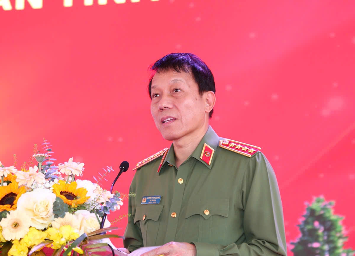 Đại tướng Lương Tam Quang phát biểu chỉ đạo