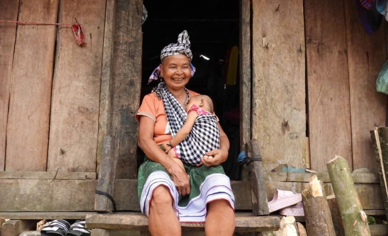 Đời sống đồng bào Chứt ở bản Lòm ngày càng được cải thiện (Ảnh: CTV)