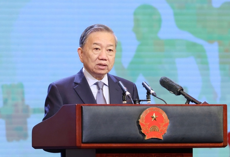 Tổng Bí thư Tô Lâm phát biểu chỉ đạo - Ảnh: VGP/Nhật Bắc