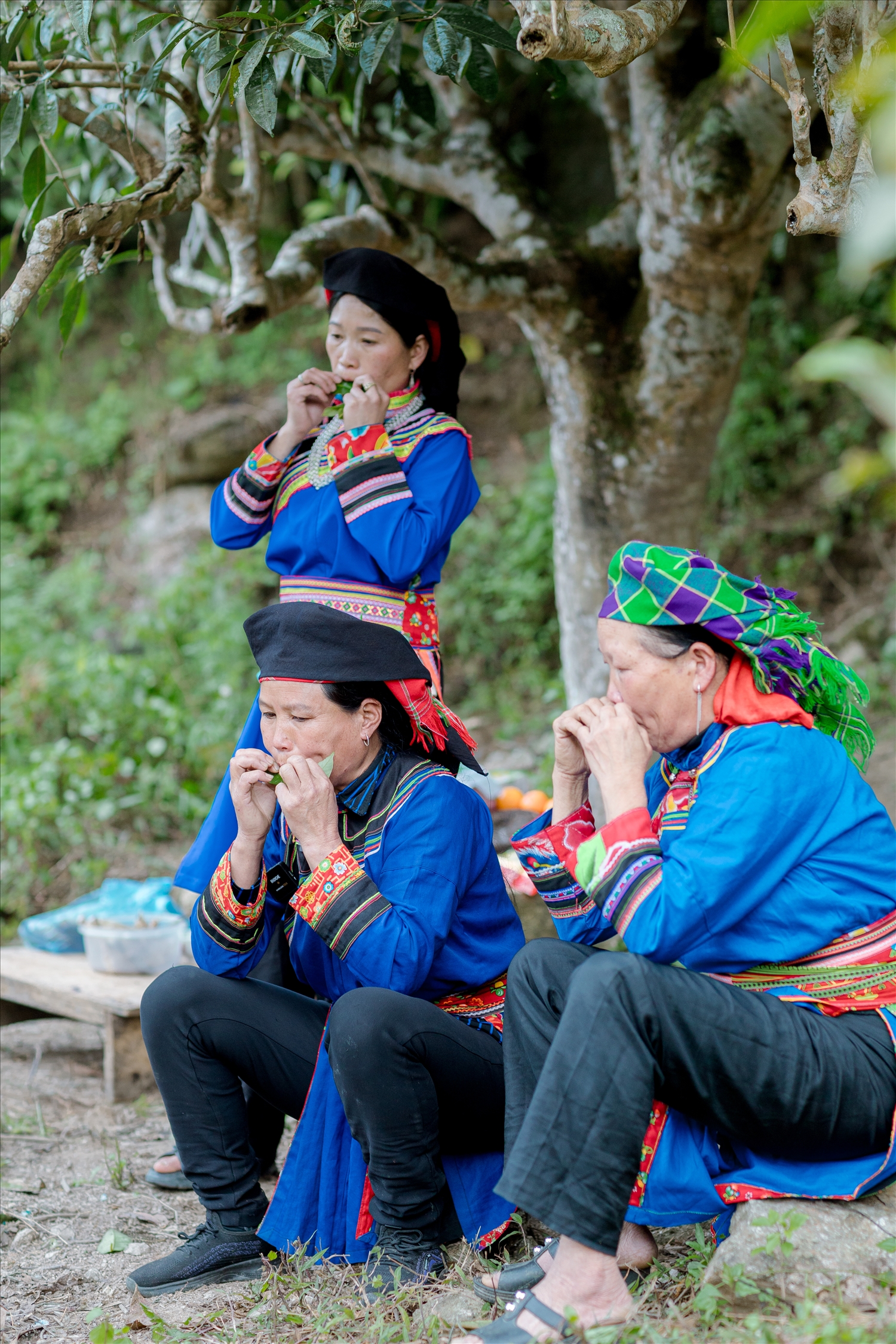 Đồng bào dân tộc Cờ Lao tại xã Tân Tiến, tỉnh Tuyên Quang