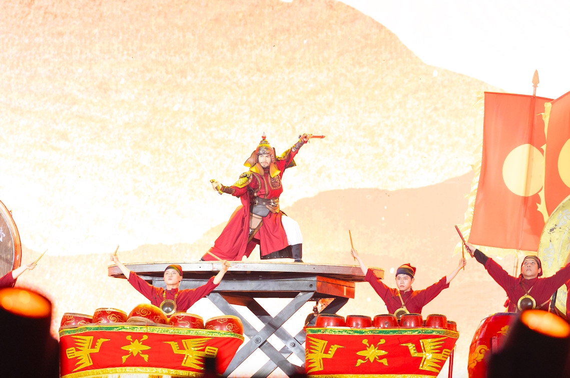 Thực cảnh tái hiện Hoàng đế Quang Trung - Nguyễn Huệ tại sự kiện