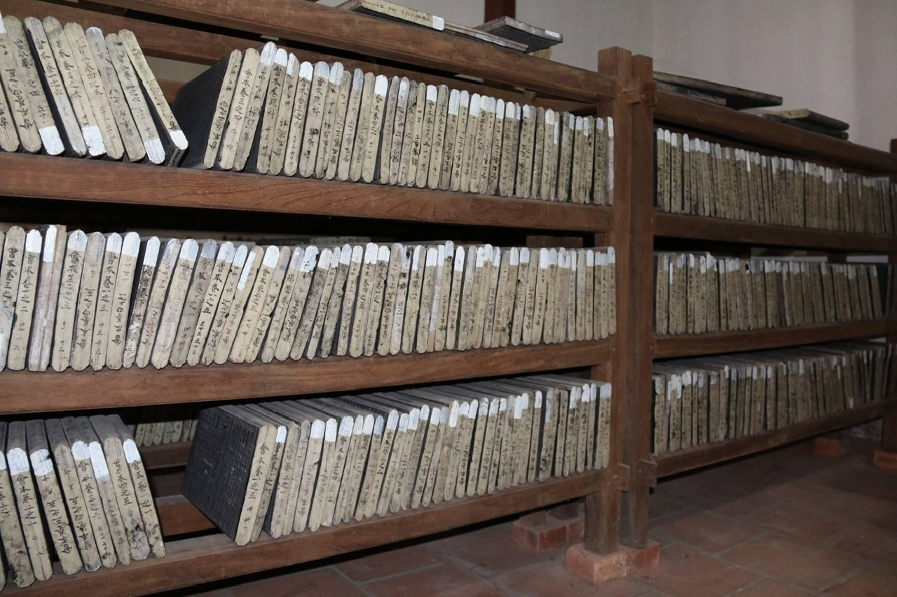 Kho mộc bản kinh Phật quý giá tại chù Bổ Đà, tỉnh Bắc Ninh