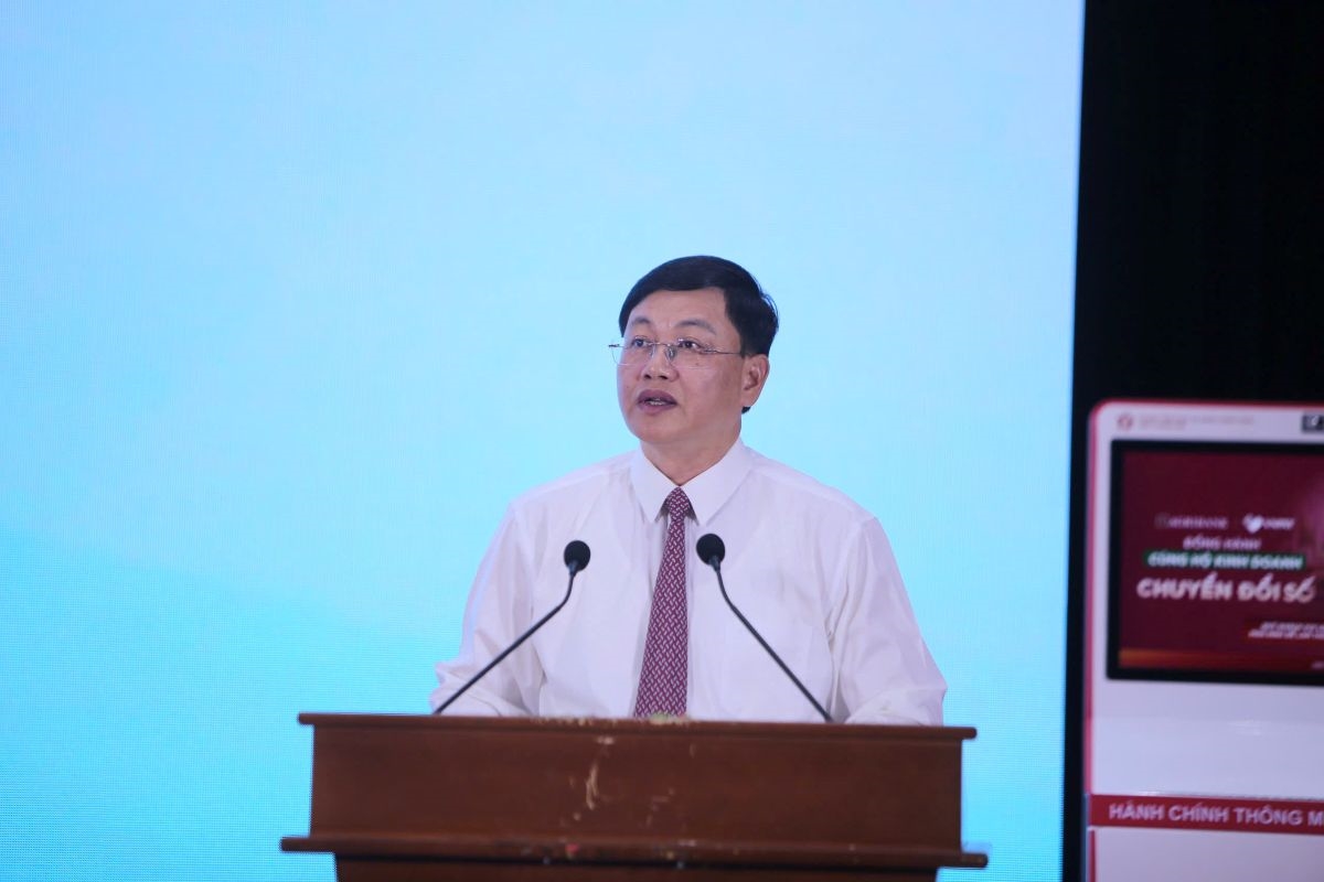 Ông Mai Xuân Liêm - Phó Chủ tịch UBND tỉnh Thanh Hóa phát biểu tại lễ ra mắt