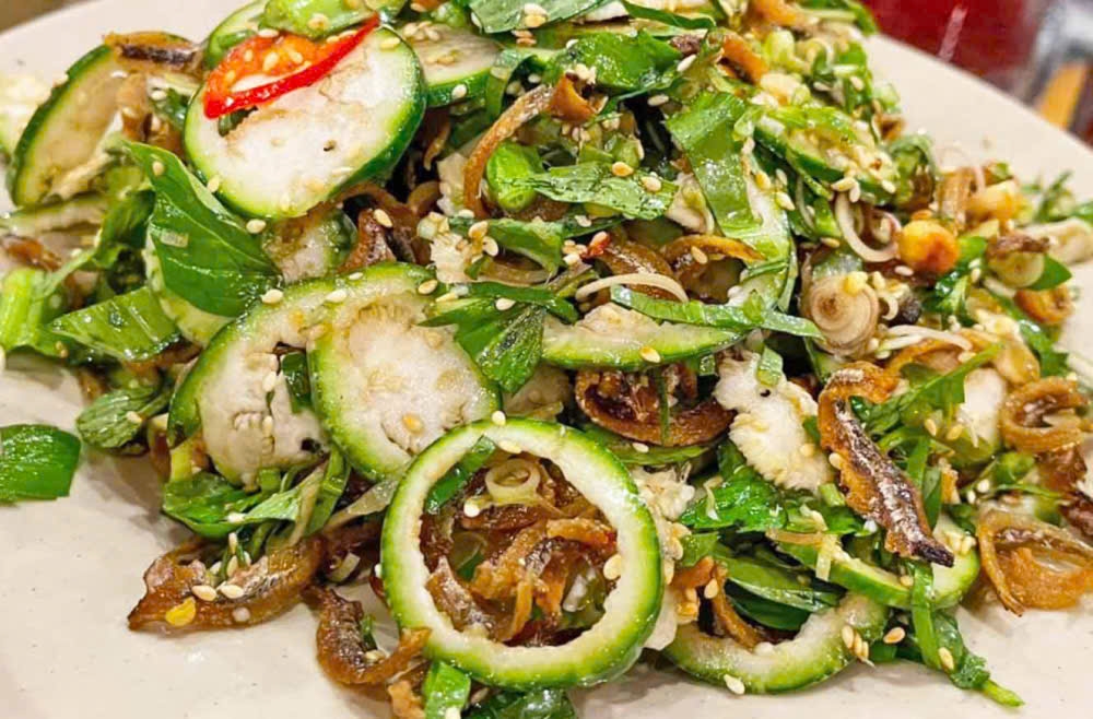 Gỏi cà đắng món ăn dân dã của núi rừng Tây Nguyên