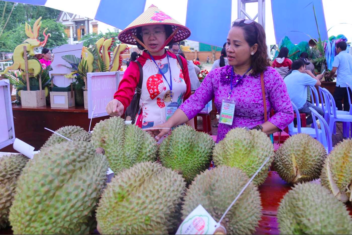 Vùng miền núi Khánh Hoà có nhiều sản phẩm nông nghiệp đặc trưng được khách hàng ưa chuộng. (Ảnh: T.N)