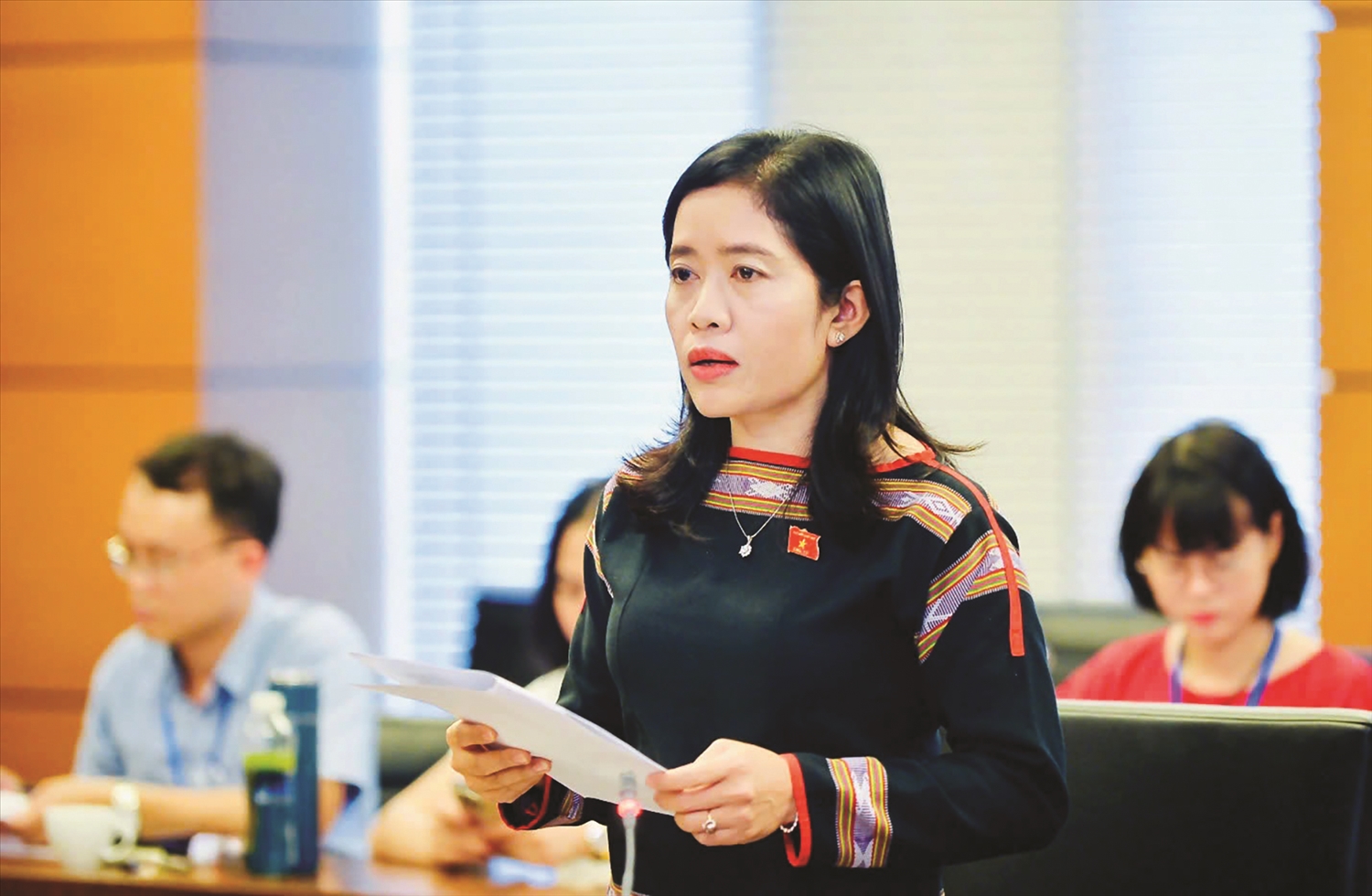 Bà Lê Thị Thanh Xuân, dân tộc Mnông là đại biểu Quốc hội khóa XIV, XV