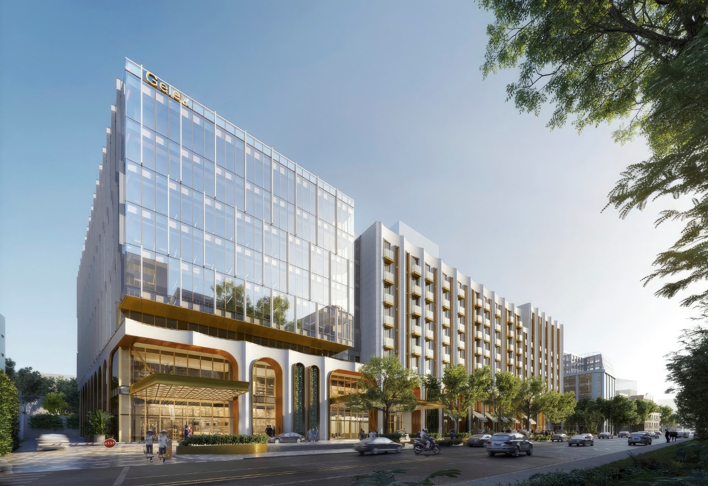 Phối cảnh tòa nhà trụ sở mới của GELEX