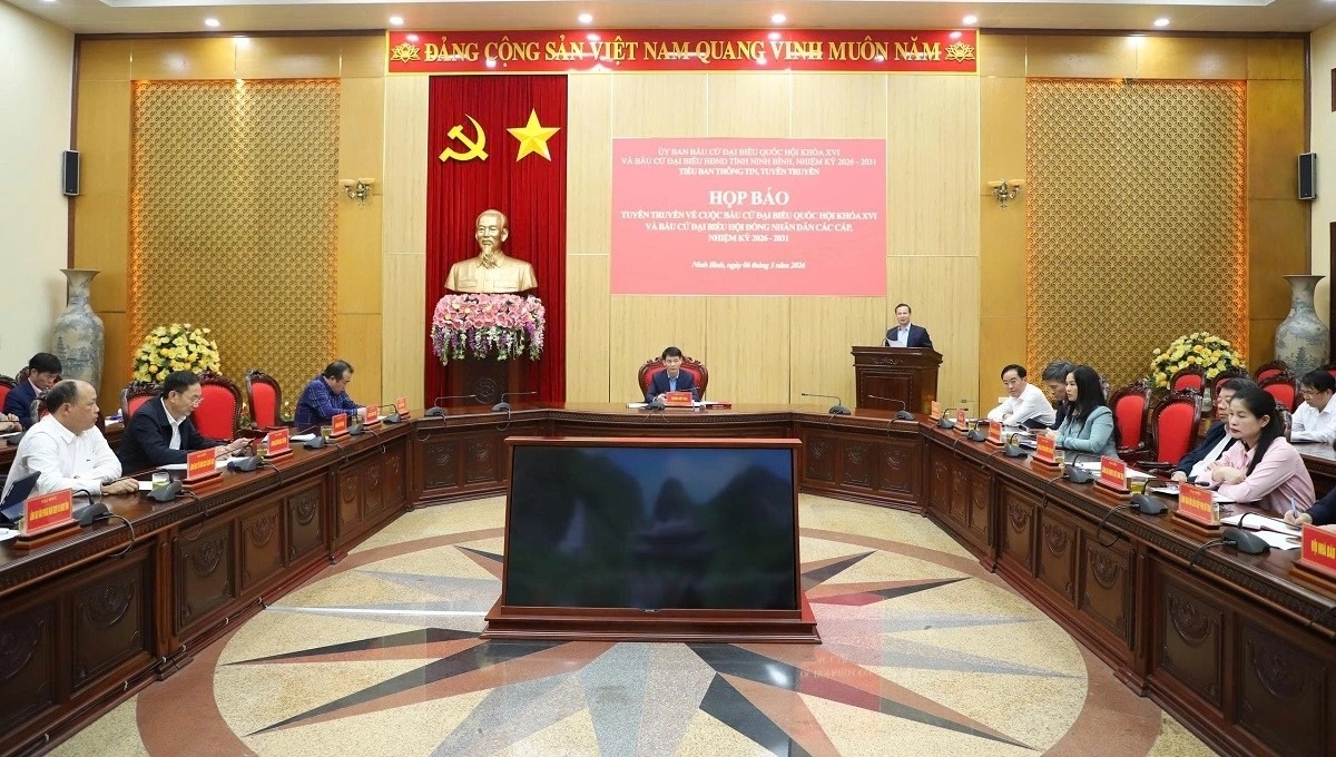 Quang cảnh buổi họp báo