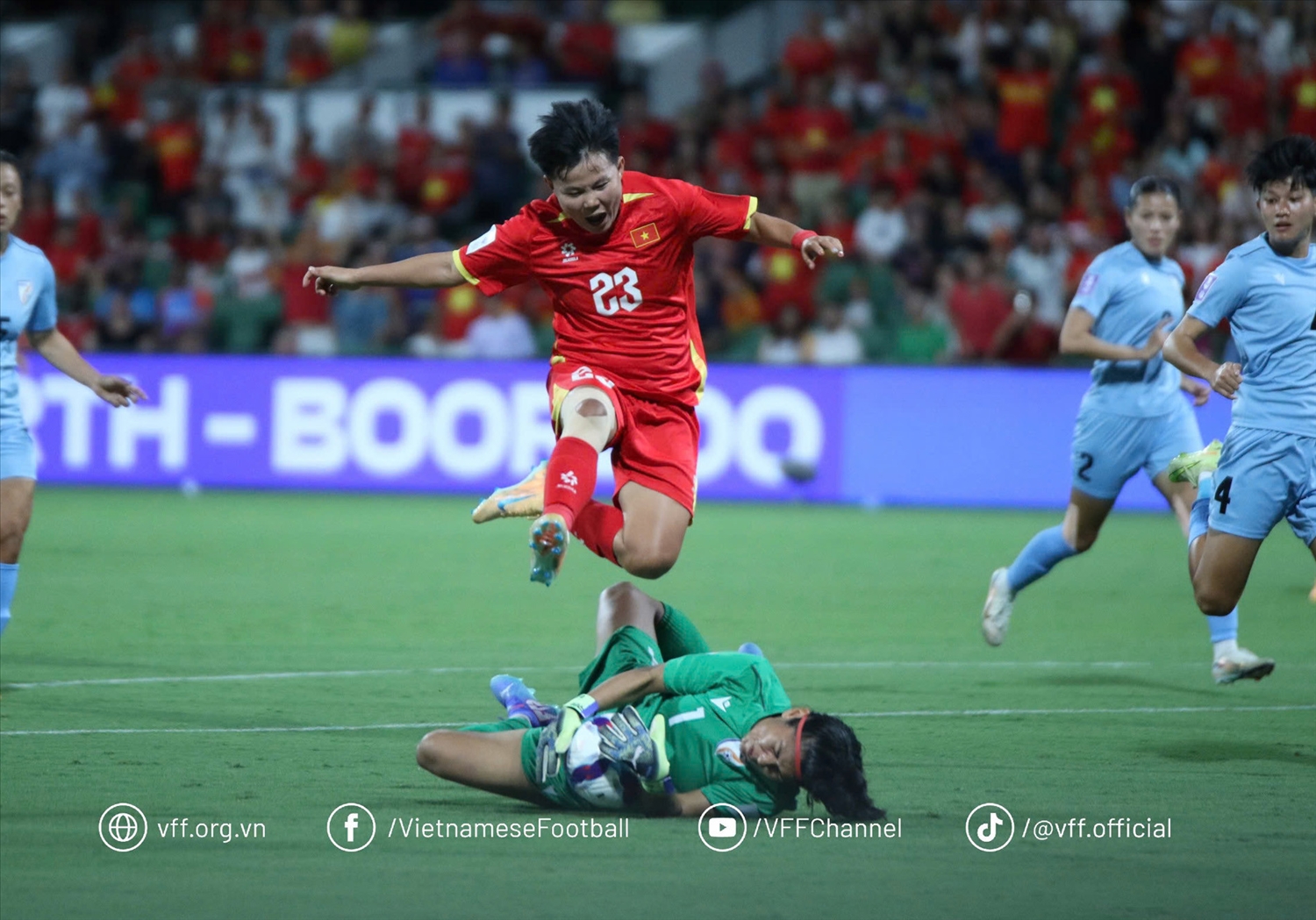 Đội tuyển nữ Việt Nam có trận ra quân thuận lợi trước Ấn Độ (Ảnh VFF)