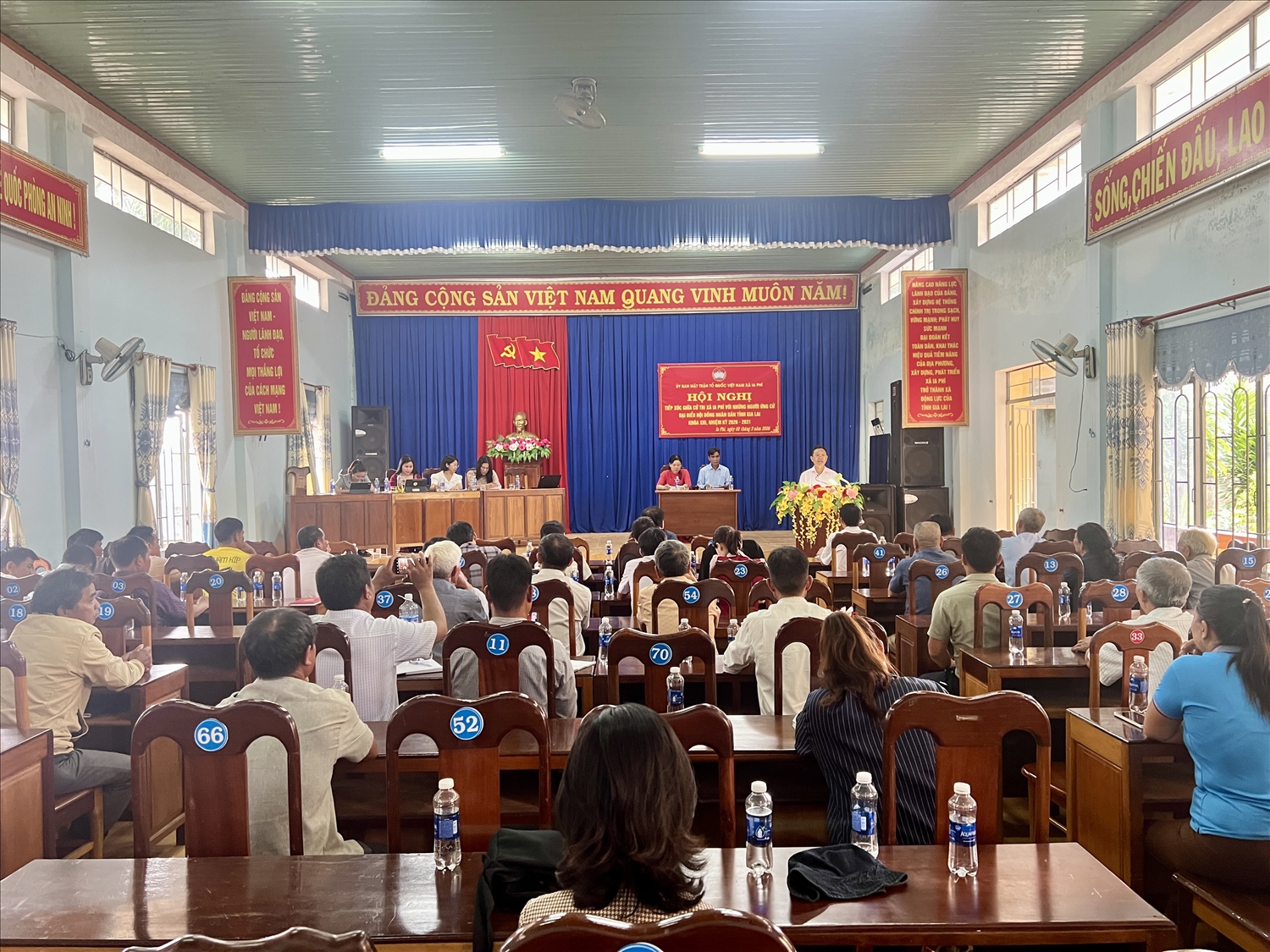 Cử tri xã Ia Phí tiếp xúc với những người ứng cử vào đại biểu HĐND cấp tỉnh khoá XIII, nhiệm kỳ 2026 - 2031