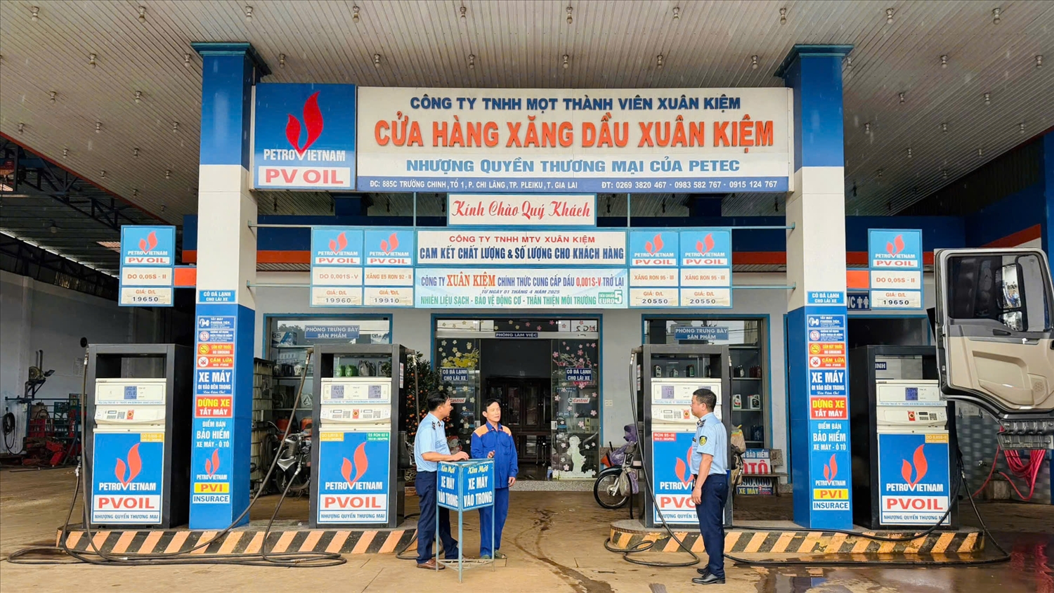 Lực lượng chức năng tỉnh Gia Lai tăng cường kiểm tra, kiểm soát nguồn cung, giá bán xăng dầu
