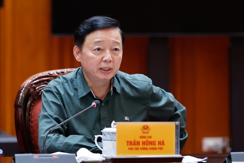 Phó Thủ tướng Trần Hồng Hà phát biểu- Ảnh: VGP/Nhật Bắc