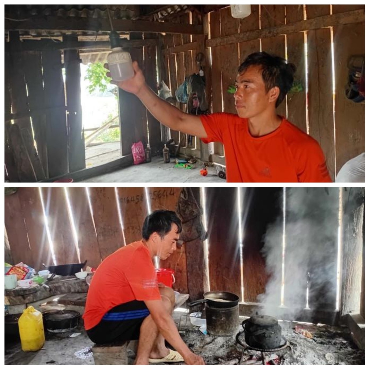 Không có điện lưới, bao năm qua gia đình anh Thảo A Phừ phải 