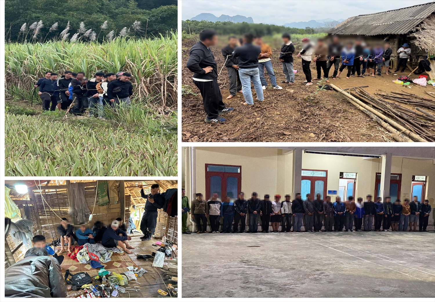 Lực lượng Cảnh sát điều tra tội phạm về ma túy Công an tỉnh Thanh Hóa đấu tranh, bắt giữ các đối tượng trong chuyên án 102H.